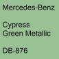 Preview: Mercedes-Benz, Cypress Green Metallic, DB-876.